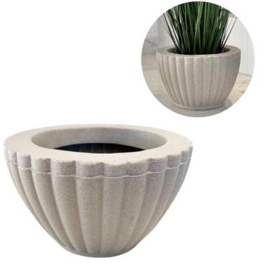 Imagem de Vaso Bacia Polietileno Para Plantas Decorativo Jardim - Flor Imp