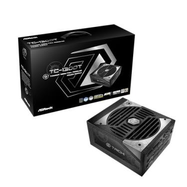 Imagem de ASRock Tc-1300T Taichi 1300W 80 Plus Titanium Supreme Flagship Totalmente Modular Atx 3.1 Pcle 5.1 5V Boost Ntc Sensor Fonte De Alimentação Cybenetics Titanium 12V-2X6 Cabos Capacitor Japonês