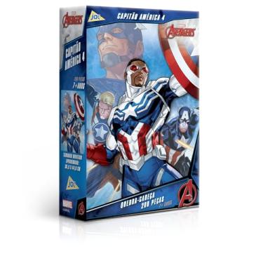 Imagem de Toyster - Quebra-Cabeça: Capitão América - 200 Peças - Disney - JAK