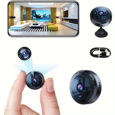 Imagem de Mini Câmera WiFi Sem Fio 1080P Visão Noturna Detecção De Movimento Rec