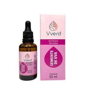 Imagem de Óleo Semente de Uva 50ml Vverd  Natural, Hidratante e Carreador