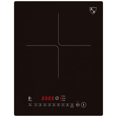 Imagem de Cooktop Elétrico de Indução Portátil com 1 Queimador e Controle Digital, 110V 1800W, K & H, Preto