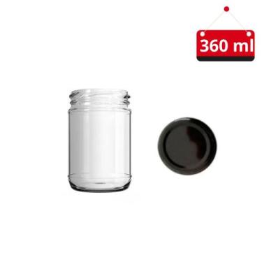 Imagem de 15 Un. Pote de vidro Andino 360 ml com tampa e lacre - Nadir Figueired