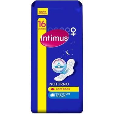 Imagem de Kit c/ 2 Intimus Gel Absorvente Noturno Suave C/Abas 16un