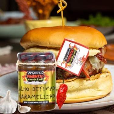 Imagem de Alho Defumado Caramelizado Com Bhut Jolokia 200 G - VICIADO EM PIMENTA