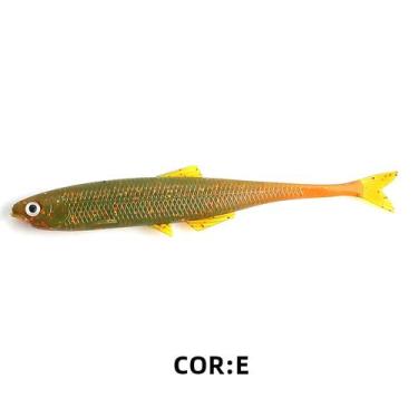 Imagem de Isca de Pesca 3D 60mm/80mm - ShadTeez para Robalo, Traíra, Zander e Pr