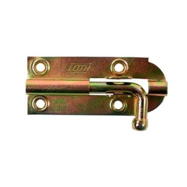 Imagem de Fechadura Ferrolho Fio Redondo 3 Polegadas Bicromatizado - Loth