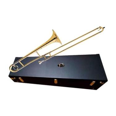 Imagem de Trombone de Vara Eagle TV600 Laqueado Estojo Luxo Sib TV-600