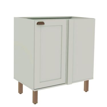 Imagem de Balcão De Cozinha Genialflex Iluminata Hortelã