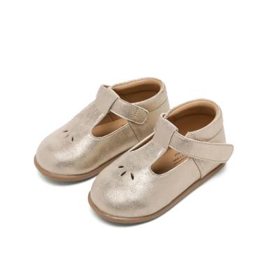 Imagem de Jack & Lily Sapatos Mary Jane para bebês, bebês e crianças – Sapatos sociais de sola macia para escola, festa e casamento, Bella, 4 Toddler