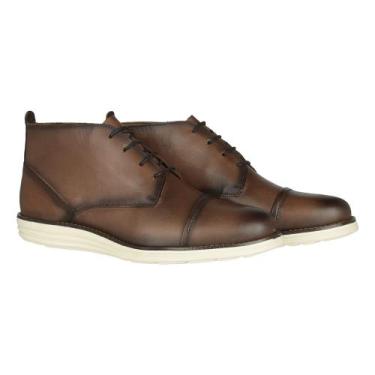 Imagem de Bota Casual Masculina Coturno Five Days Em Couro Legitimo 12510 - TFR 