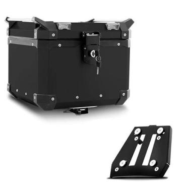 Imagem de Baú Moto Alumínio Top Case 35 Litros + Base de Fixação Tiger 1200 2014