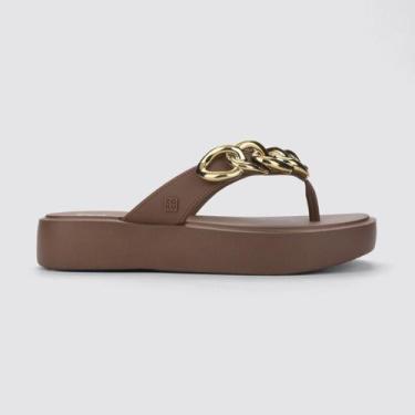 Imagem de Tamanco Zaxy 19726 Feminina, Marrom, Cafe, Medio, 37