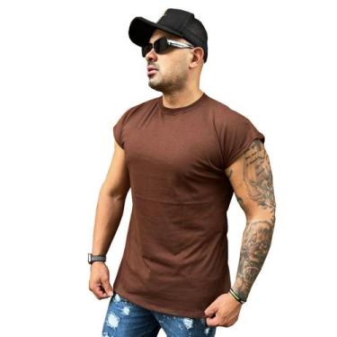 Imagem de Camiseta Regata Machao Masculina de Algodão - RM, Marrom, M