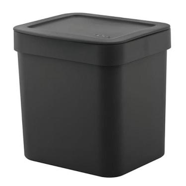 Imagem de Lixeira Para Pia De Cozinha Trium 2,5 Litros LX500 - Ou, Preto