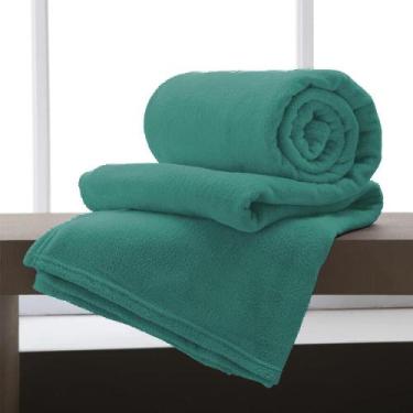 Imagem de Cobertor/Manta De Microfibra Queen 210 G/M-Andreza Turquesa - Andreza 