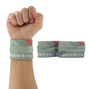Imagem de Picsil Alças de pulso esportivas - Suporte de pulso para treinamento cruzado, halterofilismo, ginástica e calistenia - ajuste personalizado, unissex (Verdance)
