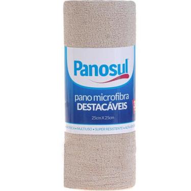 Imagem de Rolo Panos Microfibra Destacável 30 Peças 25x25cm - Panosul