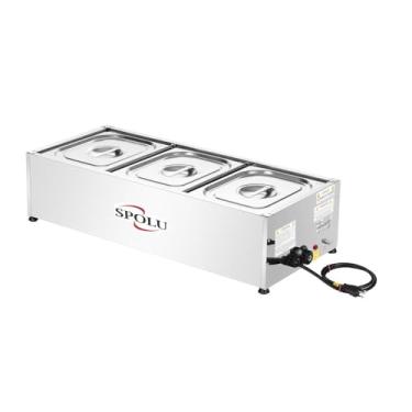 Imagem de Rechaud Térmico Inox 3 cubas Spolu 127v Spl-505