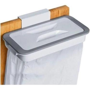 Imagem de Lixeira Acoplavel Para Cozinha Suporte De Saco De Lixo Facil Novo Secu