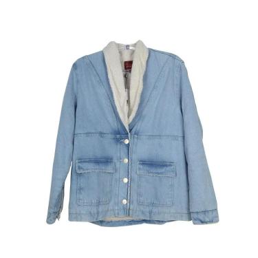 Imagem de Jaqueta Jeans Feminina Tharog Maxi Lã - TH5094-Feminino