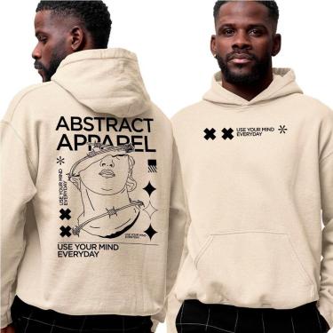 Imagem de Moletom Canguru Com Capuz‎ Abstract Apparel Everyday Mode Street-Unissex