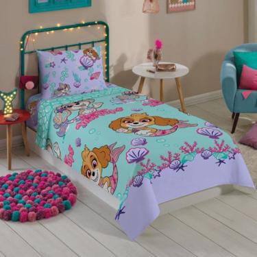 Imagem de Jogo de Cama 3 Peças 100% Microfibra Patrulha Canina Menina