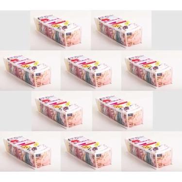 Imagem de Kit 10 Colmeias Organizadoras Transparentes para Gavetas, Divisória para Meias e Lingerie, Branca