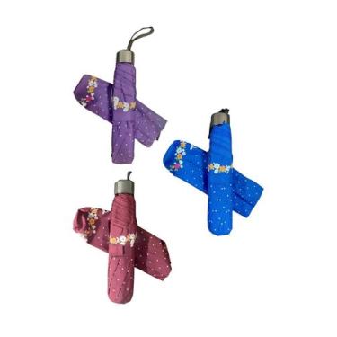 Imagem de Kit 03 Sombrinha Fem Al Super Leve Voyagem Rx,ul Verm 3025