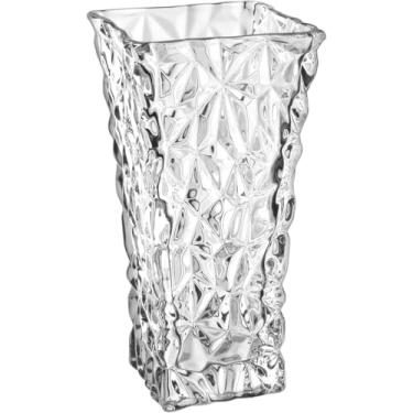 Imagem de VASO DECORATIVO ENFEITE CASA RETANGULAR HOME&CO VIDRO 29X15X15CM TRANSPARENTE