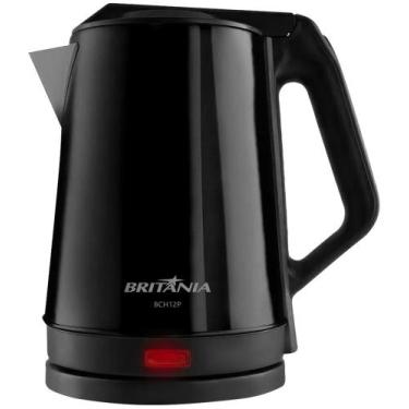 Imagem de Chaleira Eletrica Britania BCH12P Inox 1.9L 1500W 220V/50HZ - Preto