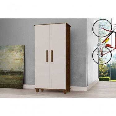 Imagem de Armário Organizador 2 Portas Berlim Malbec - Off White - Luapa