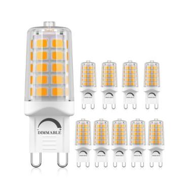 Imagem de Lâmpadas LED GOHDLAMP G9 reguláveis 4 W 450 lm, brancas quentes, 2700 