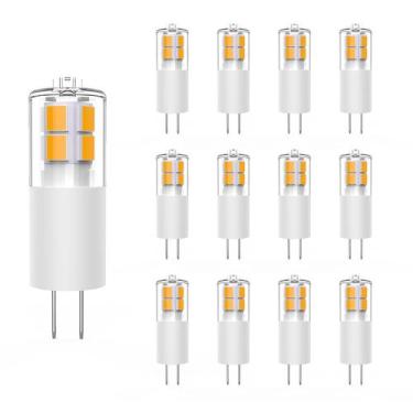 Imagem de Lâmpada LED GOHDLAMP G4 12V 3W branca quente 330LM (pacote com 12)