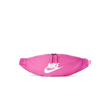 Imagem de Nike Mochila unissex para adultos, Rosa divertido/rosa divertido/branco, One Size, Heritage