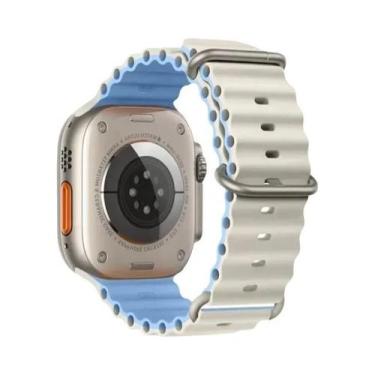 Imagem de Pulseira Ocean Band Ultra Para Apple Watch Series 7 6 5 4 3 SE 2 1 Com