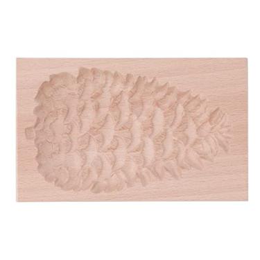 Imagem de Molde de biscoito de madeira de bétula, carimbo de prensa de biscoito lavável, ideal para biscoitos e rotações, adequado para bricolage (#2)
