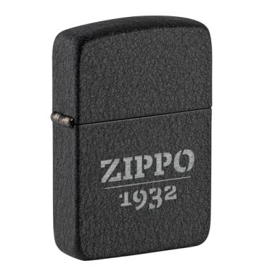 Imagem de Zippo Isqueiro de bolso Réplica preta Crackle® Design 1941