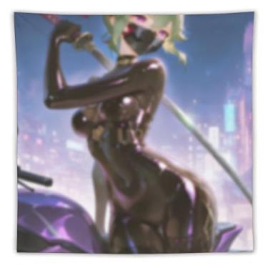 Imagem de LIEGBMEU Sexy Bikini Hot Anime Girl Tapeçaria 152.4 cm x 152.4 cm Interior Exterior Wall Quilt Art Decoração de Tapeçaria Caprichosa, AF178