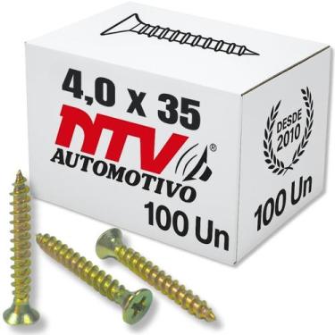 Imagem de Parafuso chipboard phillips 4,0x30mm madeira mdf aglomerado bicromatiz