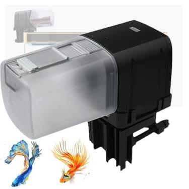 Imagem de Aquarium Feeder Automatic Fish Feeder, dispensador automático de ração para peixes com WiFi de grande capacidade, tempo preciso, rotação de 360°