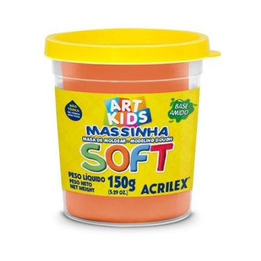 Imagem de Massa modelar 150g laranja Acrilex