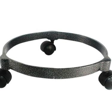 Imagem de Suporte Giratório Botijão de Gás Alumínio Fundido Craqueado - DIVIFORT