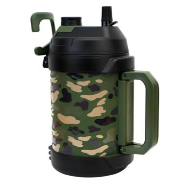 Imagem de Hydraful Jarro de água de 1 galão, jarro de água esportivo grande isolado de aço inoxidável de 3,628 g, garrafa de água grande com isolamento a vácuo de parede tripla - mantém frio por até 48 horas