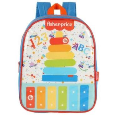 Imagem de Mochila Costas Fisher Price Creche Infantil Escolar Luxcel-Unissex