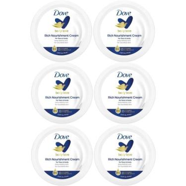 Imagem de Creme Hidratante Dove Body Love Rich Nourishment 75mL x6