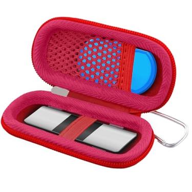 Imagem de Khanka Capa rígida de substituição para AliveCor Kardia Mobile ECG/KardiaMobile 6L EKG (Vermelho)