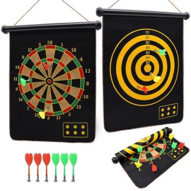 Imagem de Jogo De Dardos Magnético 45x35cm Alvo Profissional 6 Dardos - Imporien