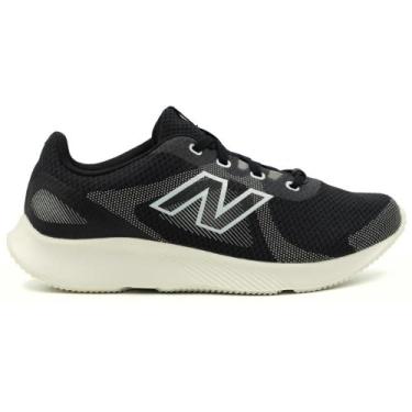 Imagem de Tênis New Balance 430 V4 Feminino, Preto, Bege, 37