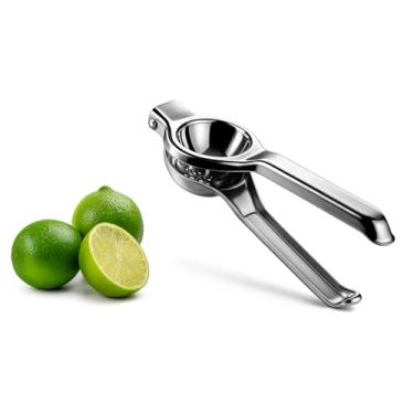 Imagem de Espremedor De Limão Manual Em Aço Inox Premium Amassador Extrator de Suco